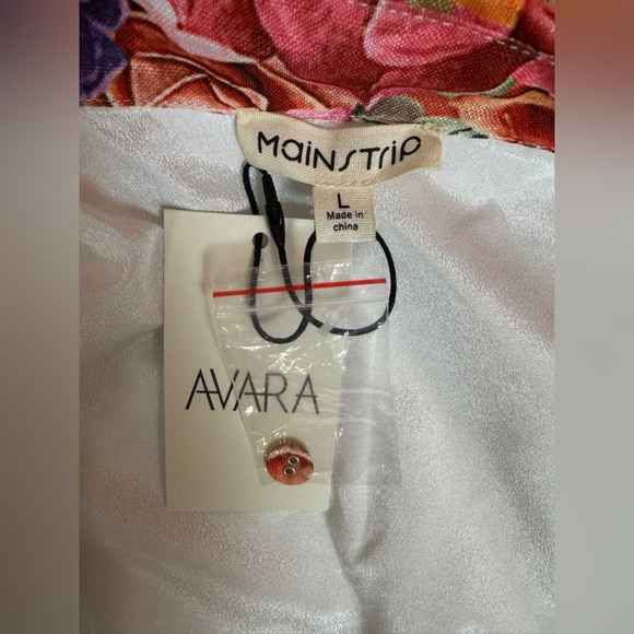 MaiNSTriP Floral Long Sleeve Maxi Dress with Belt Size Large. E88 - Picture 15 of 17